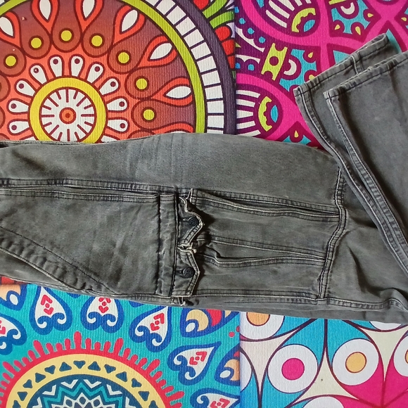 Vintage 80's faded black Cotler (brand) Flight Pants Size 30 - Picture 3 of 7